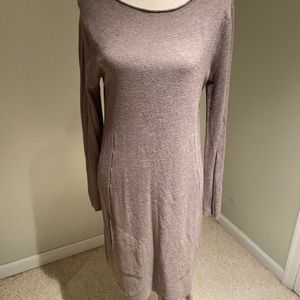 Cashmere Blend Wool Fitted Dress